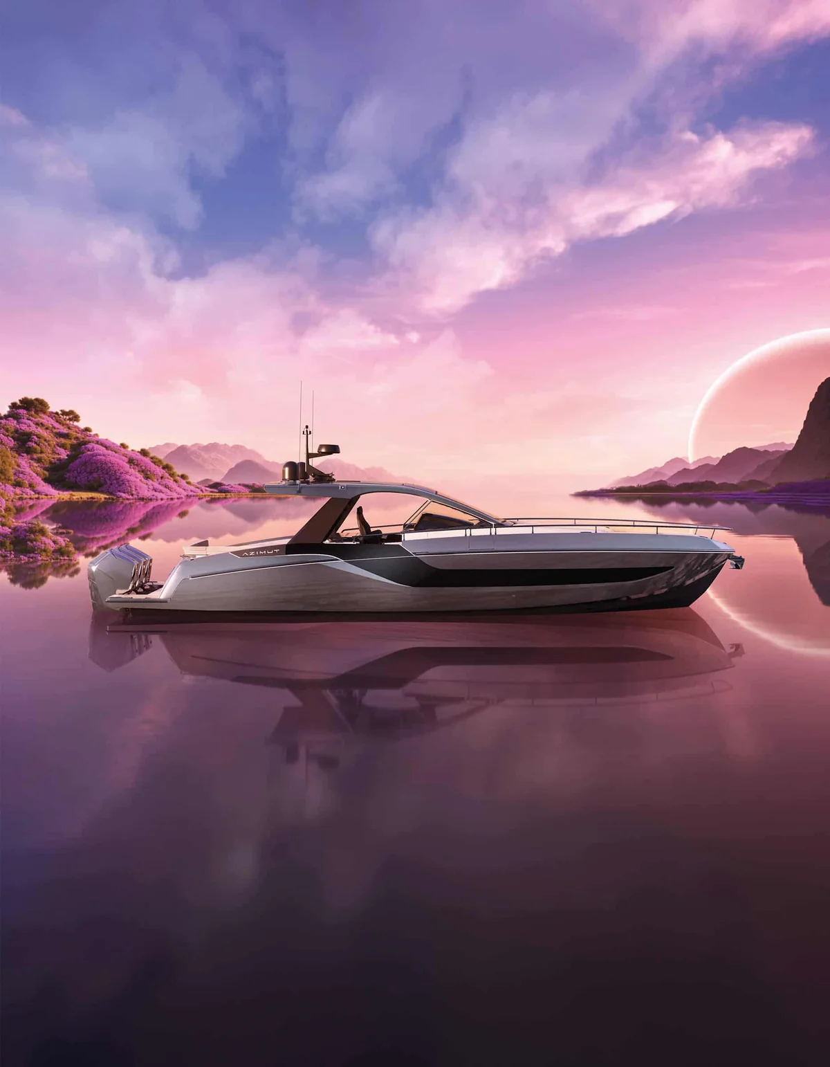 Un yacht Azimut