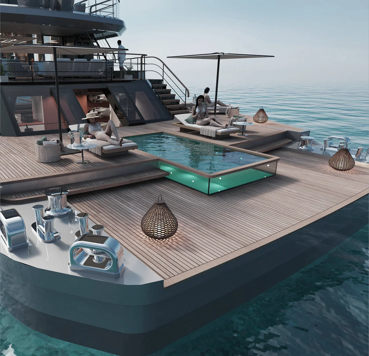 Un superyacht Tankoa