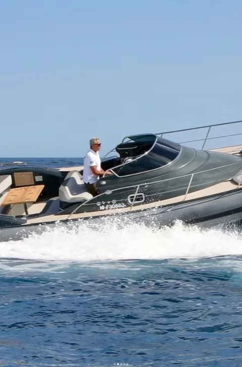 Client memory 9 aboard our yacht in Cannes