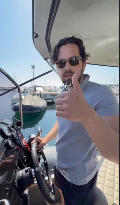 Client memory 11 aboard our yacht in Cannes