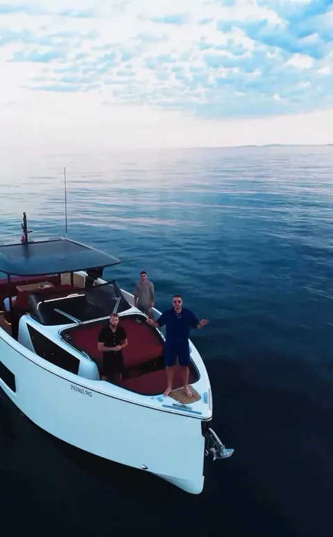 Client memory 19 aboard our yacht in Cannes