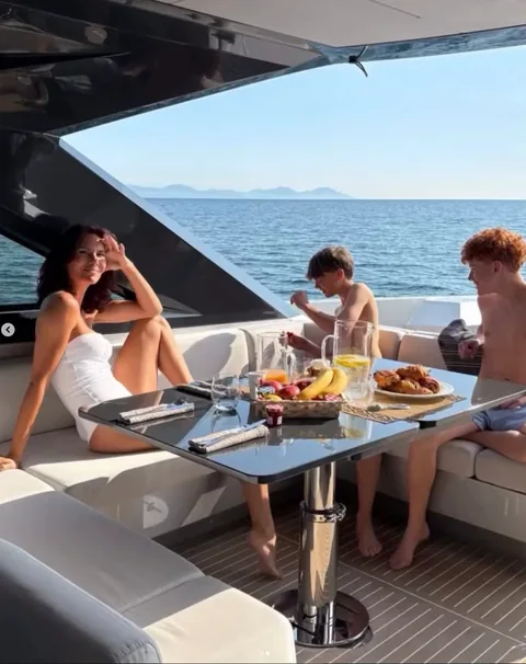 Client memory 22 aboard our yacht in Cannes