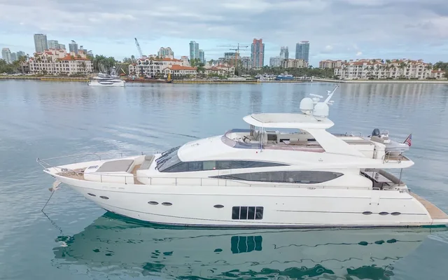 85 ft Princess - yacht charter Miami