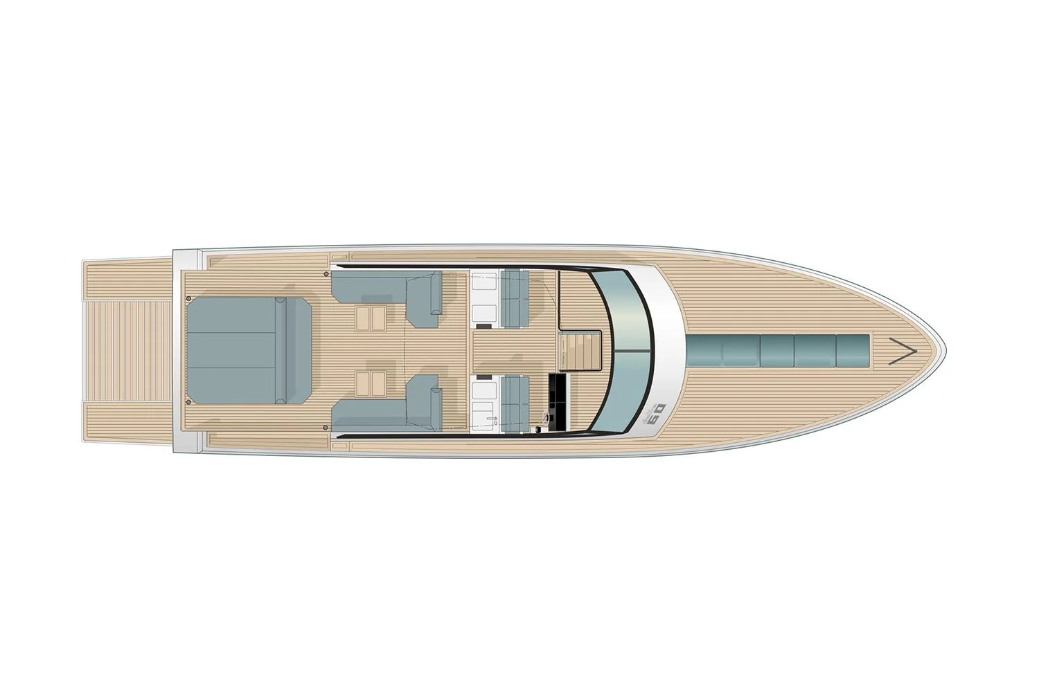 Delta 60 Open - photo 33 yacht charter Cannes